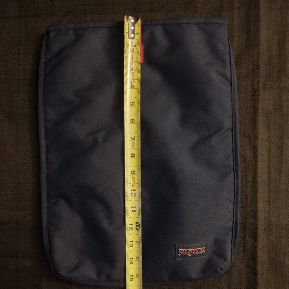 Jansport Padded 15" Computer Laptop Notebook Tablet Sleeve Case w Velcro - Picture 2 of 4